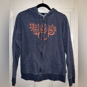 Patagonia Blue Zip Up Hoodie